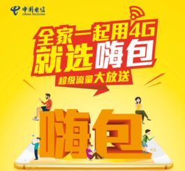 阜陽(yáng)電信嗨包優(yōu)惠 超級(jí)流量全家共享，4G暢享無(wú)憂生活